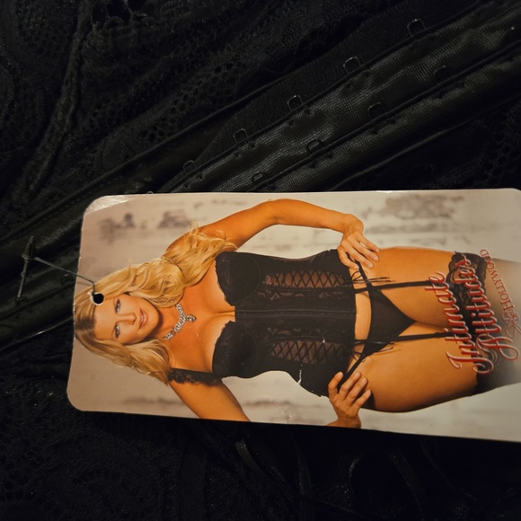 Intimate Attitudes Black 44 Corset - Picture 1 of 9